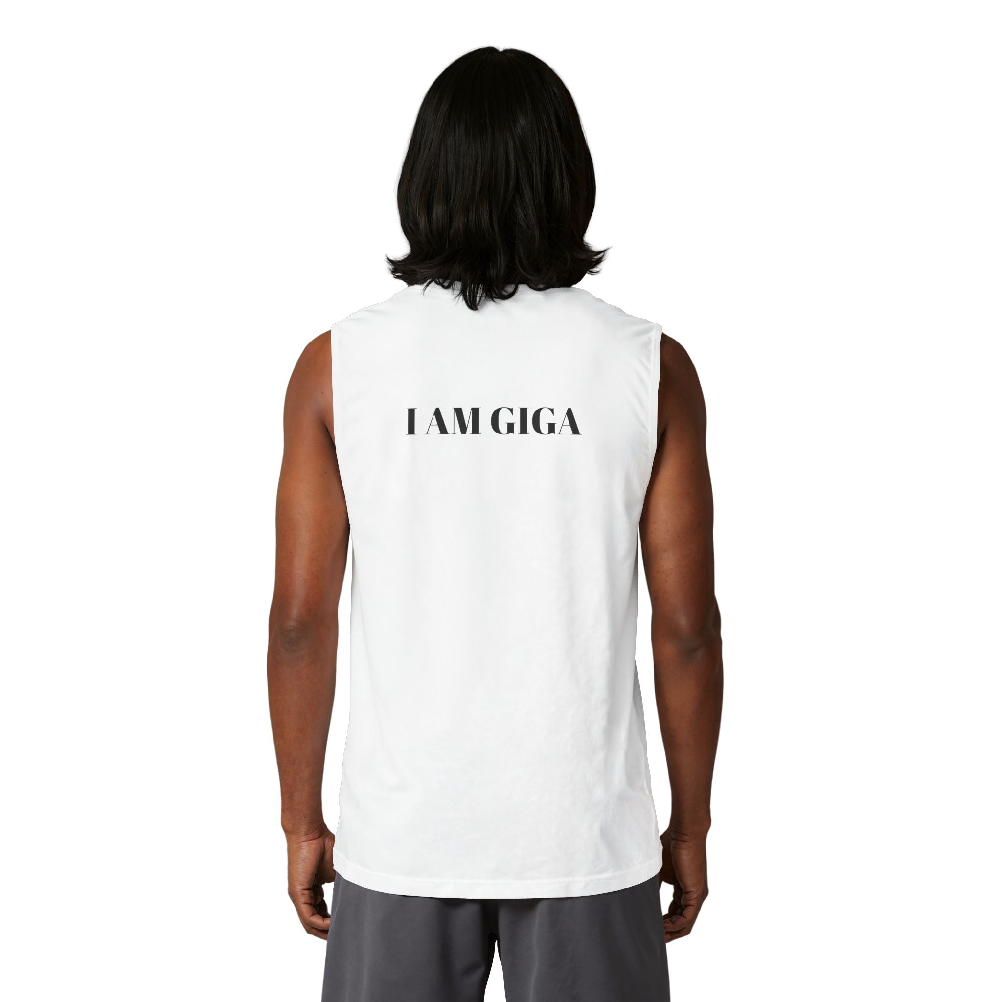Muscle Tank — "I AM GIGA" Graphic