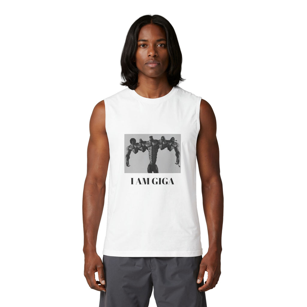Muscle Tank — "I AM GIGA" Graphic
