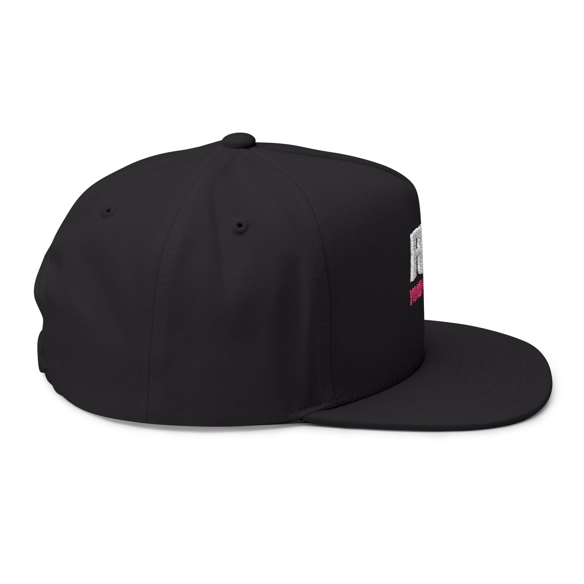 Flat Bill Cap — "F*** Your Opinion" Embroidered Snapback