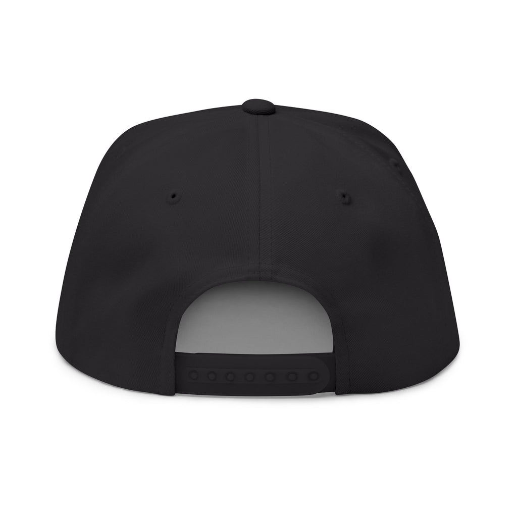 Flat Bill Cap — "F*** Your Opinion" Embroidered Snapback